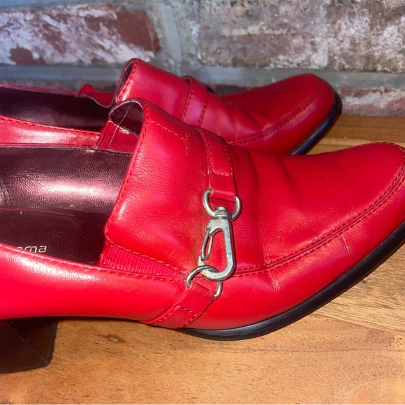 LINEA ROMA WOMENS LADIES SHOE "red" - Picture 7 of 11